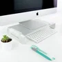 Tooq Soporte Elevador para Monitor o Portátil hasta 13", Peso Máximo 20 kg, Aluminio